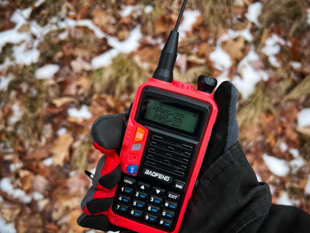 Baofeng UV-S9 Plus in Red