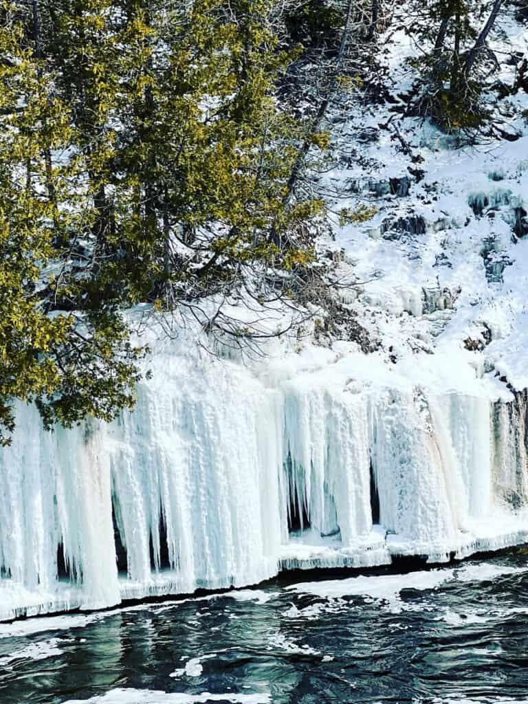 Ranney Gorge Ice Wall