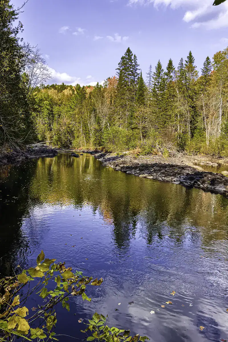 York River lookout from the Egan Chutes Park Trail