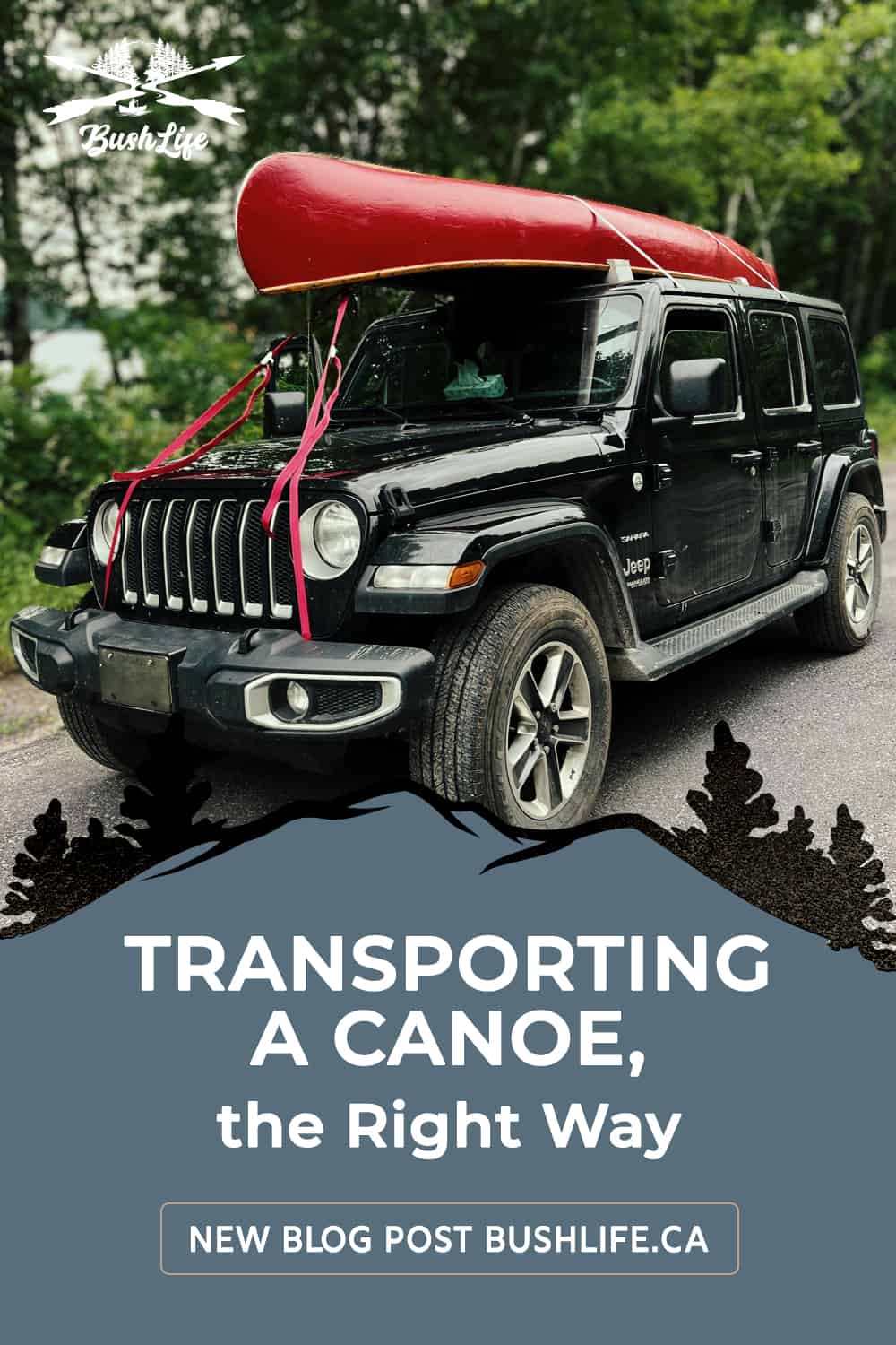 Transporting a Canoe the Right Way