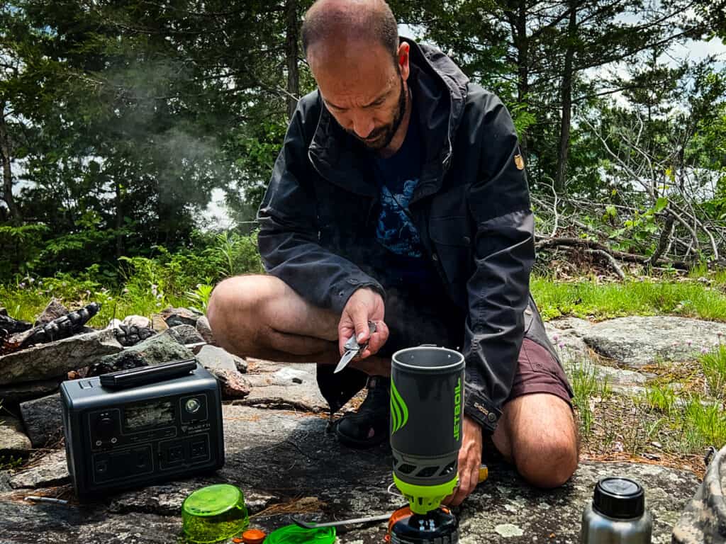 BushLife - MultiTool In Use Camping