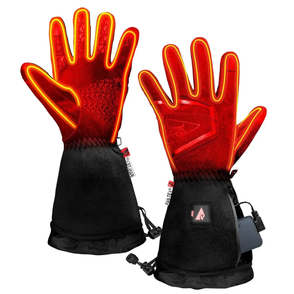 outdoor apparel ideas: Action Heat Heated Gloves Ladies