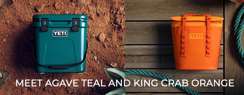 YETI New Colours - Agave Teal and King Crab