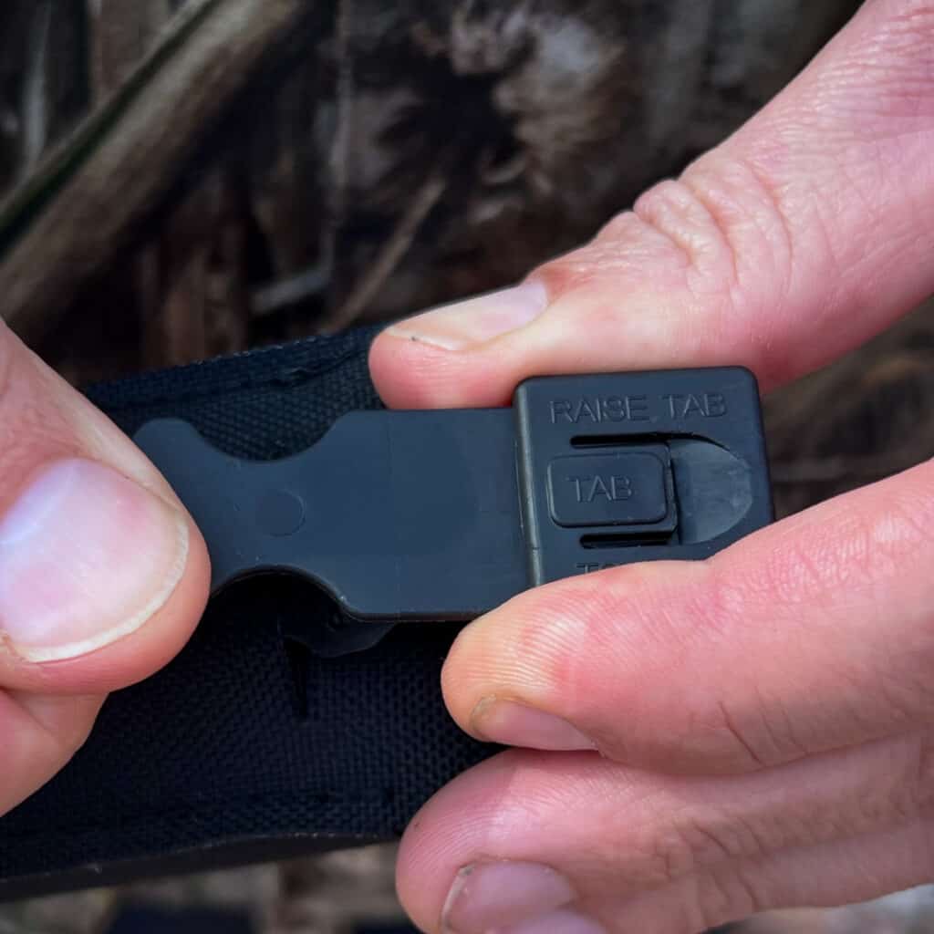 Opening the Malice Clip on the Rugged Tourniquet Pouch