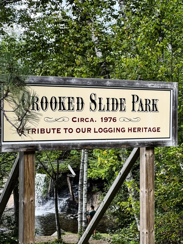 Crooked Slide Park Signage