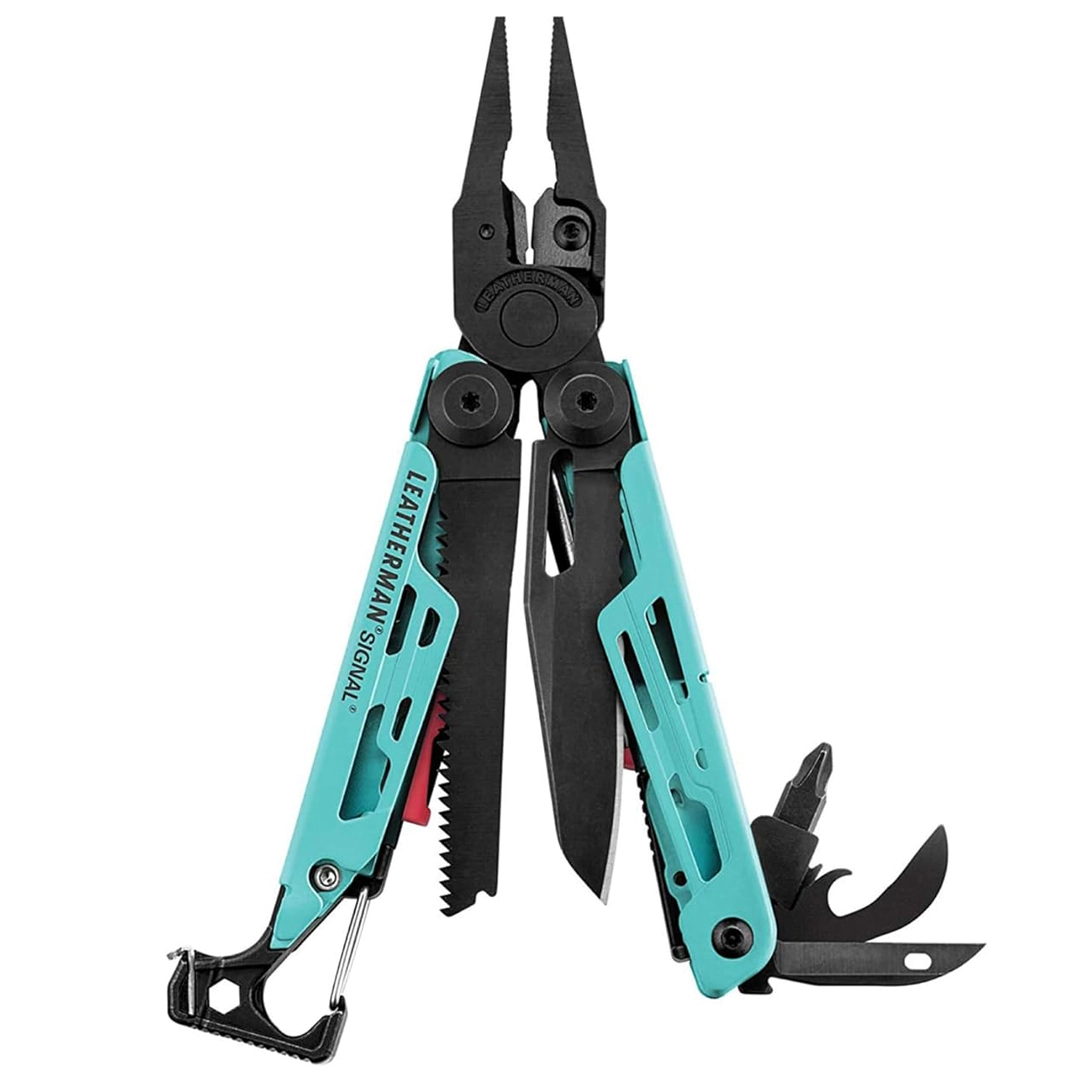 Mother's Day Gifts: Leatherman Signal Multi-tool in Aqua/Black