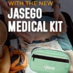 JaseGo Medical Kit inside of a suitcase