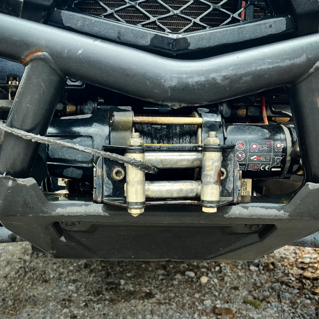 Synthetic Winch Cable on the SxS