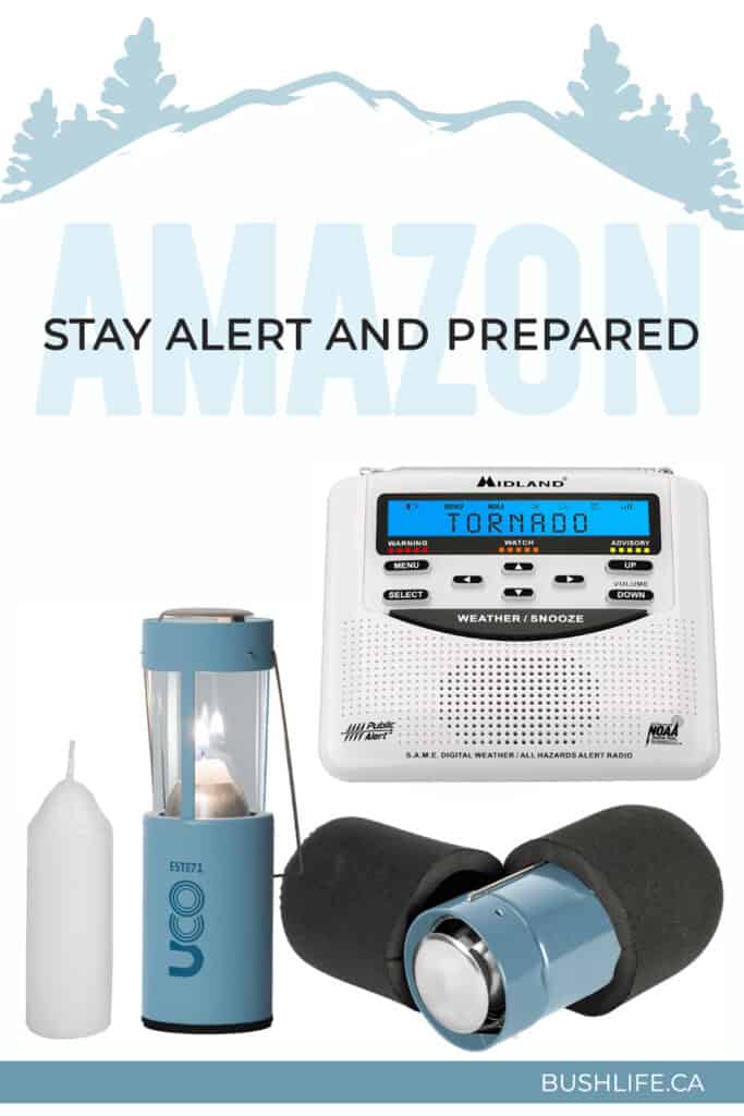 UCO candles, candle holder and weather station from Amazon