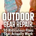 outdoor gear repair pinterest pin