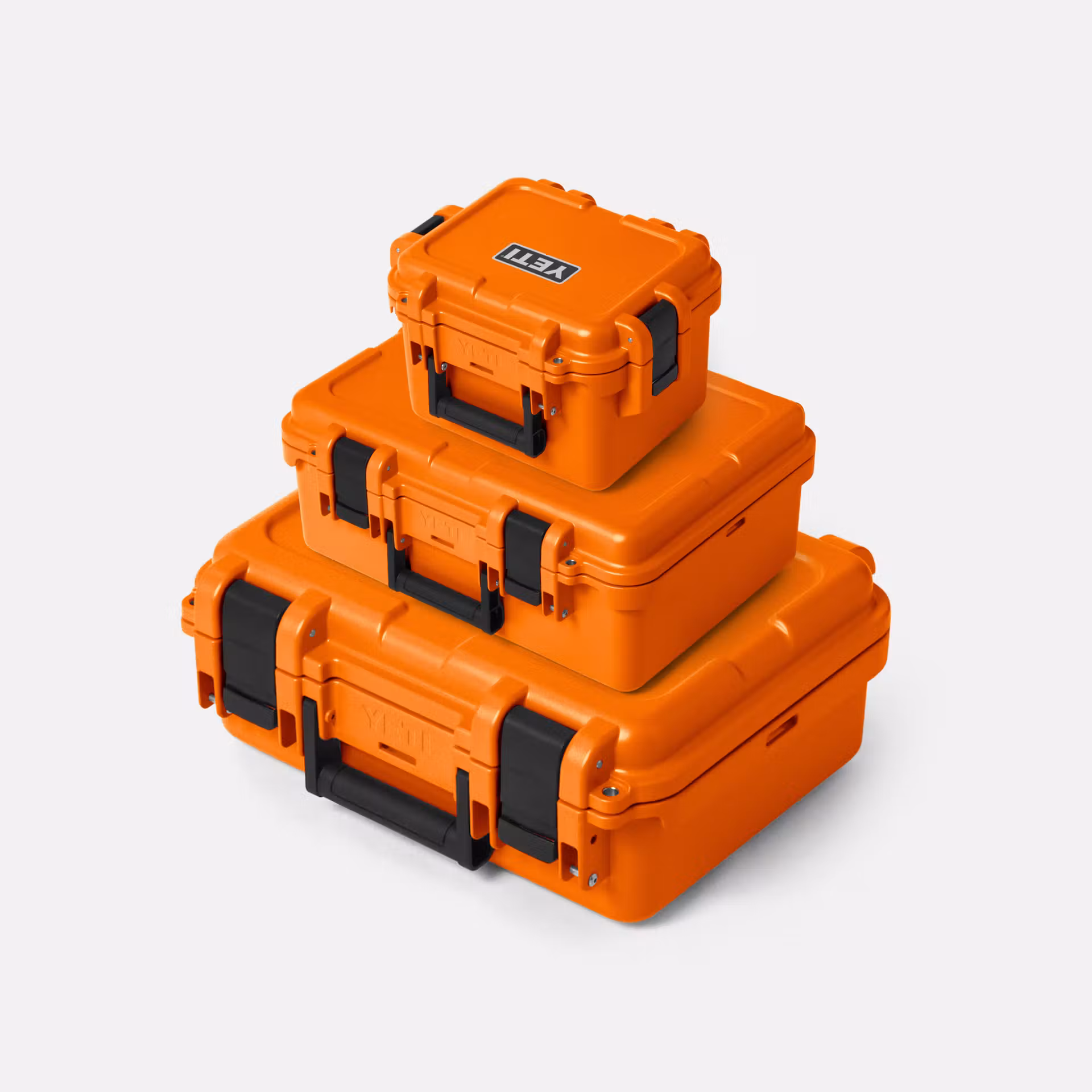 YETI LoadOut GoBox 1: The Ultimate Mini Gear Case 4 YETI GoBox Expanded Family in King Crab Orange