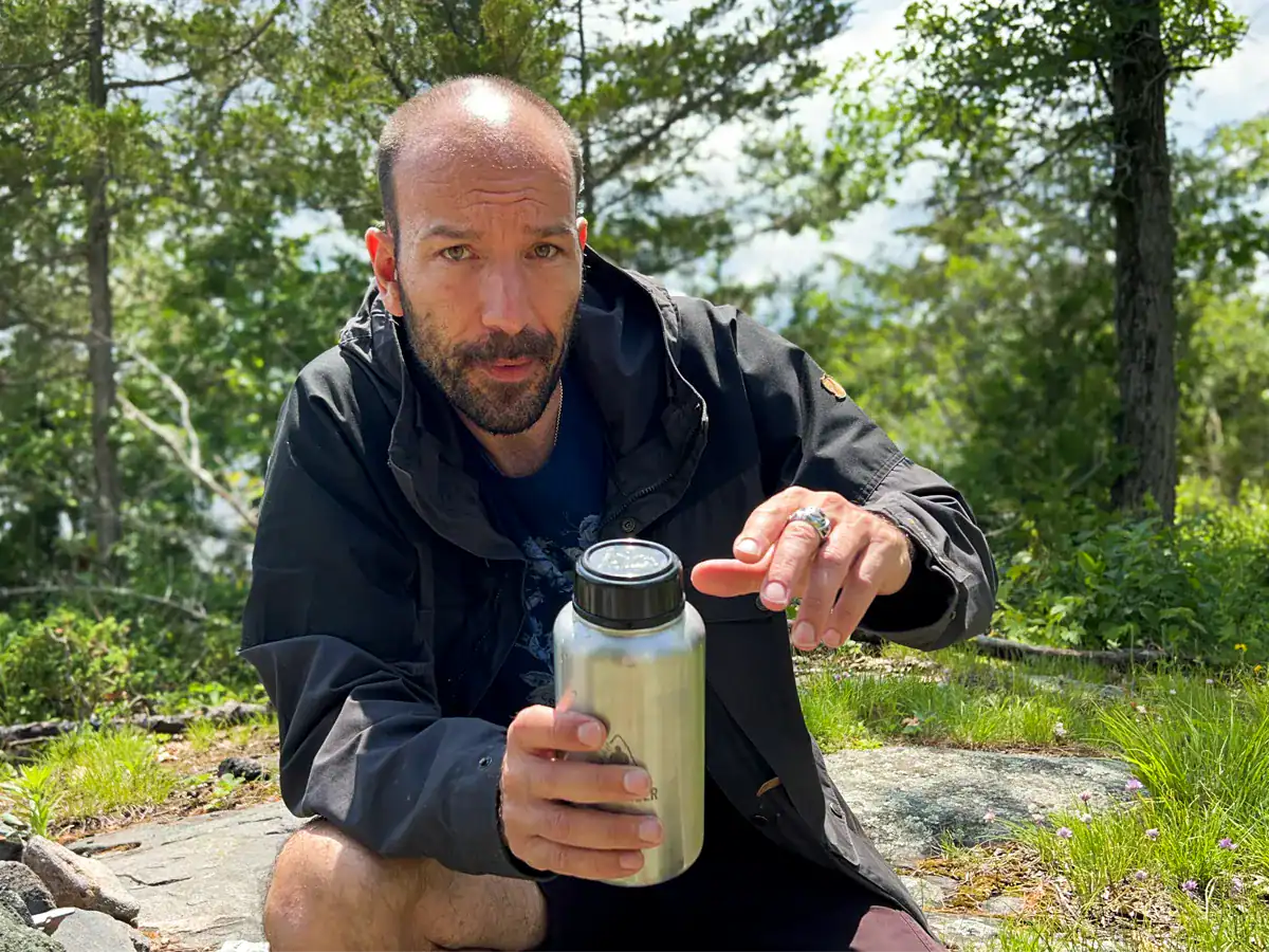 Best Water Bottles for Hiking & Camping: How to Choose (+ Our Tested Picks) 2 using a single-walled water bottle for camping to boil water for an mre