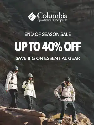 Columbia winter sale ad