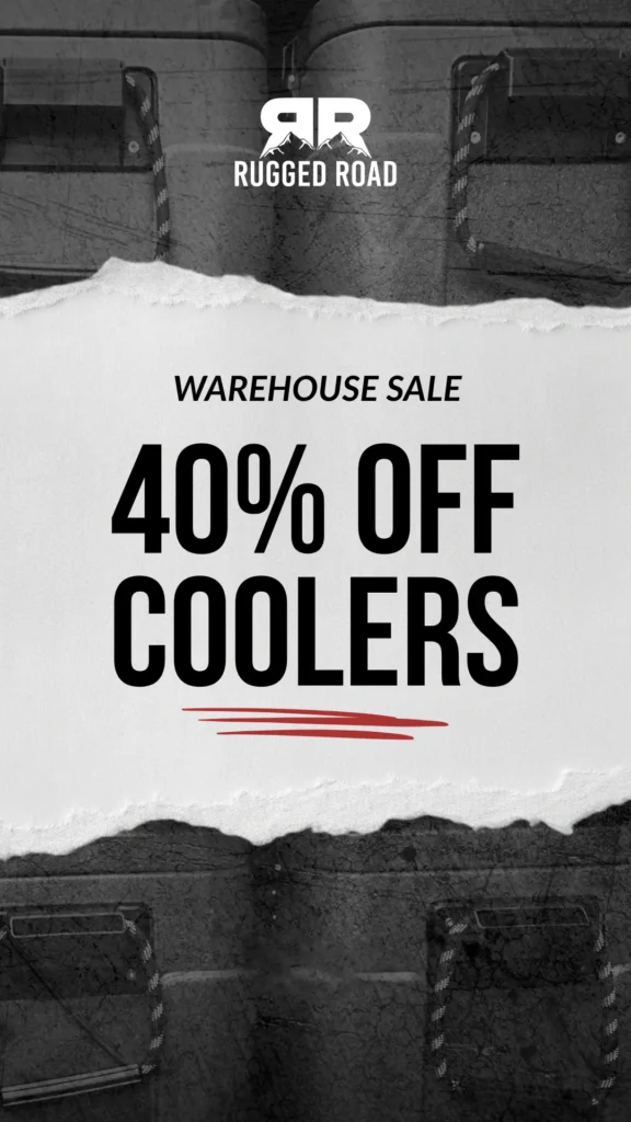 Rugged Road Warehouse Sale Ad