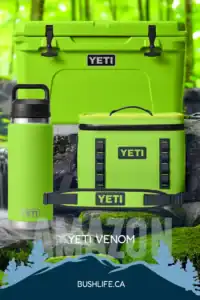 YETI cooler, hopper and rambler in a new colour, venom