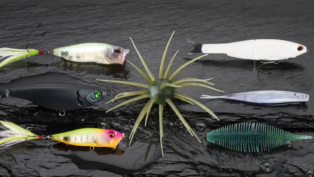 new spring fishing lures for 2026 - megabass pop x, megabass pop max, 6th sense, senko worm,