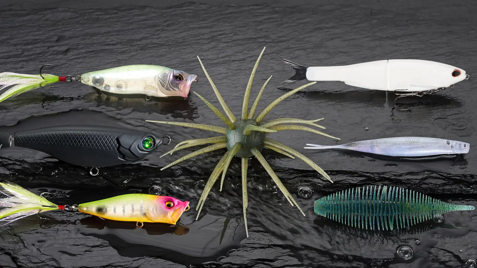 new spring fishing lures for 2026 - megabass pop x, megabass pop max, 6th sense, senko worm,